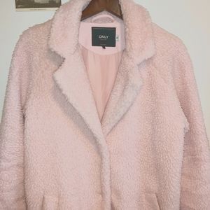 PINK TEDDY COAT